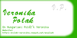 veronika polak business card